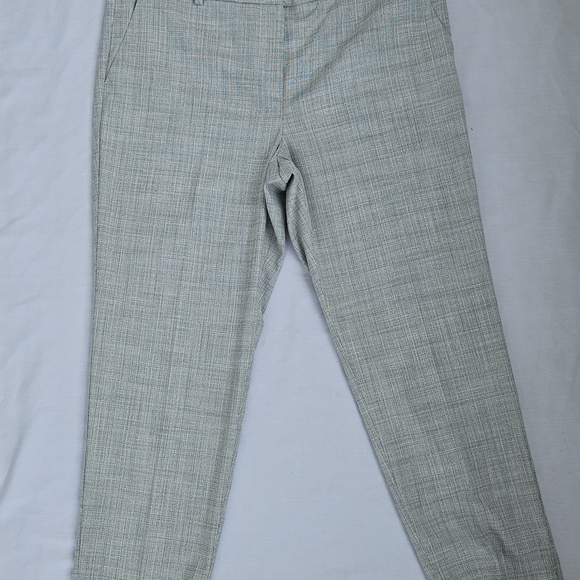 Talbots Pants - Talbots Hampshire Ankle Pants 14P NWT Gray Tweed Straight Leg Career Office Peti